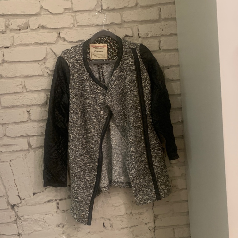 Anthropologie Black and Gray Jacket